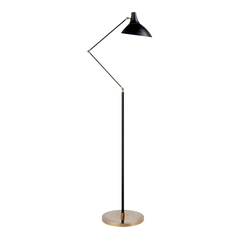 Charlton Floor Lamp Nordic Retro Floor Lamp LED Decoration Iron Standing Floor Lamp (WH-MFL-140)