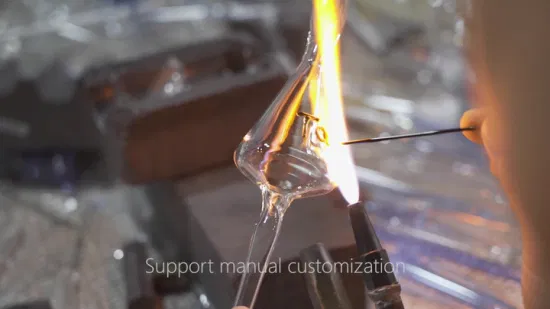 Fabricante chinês de tubos de vidro para fumar cachimbo de vidro tipo ampulheta rosa roxo